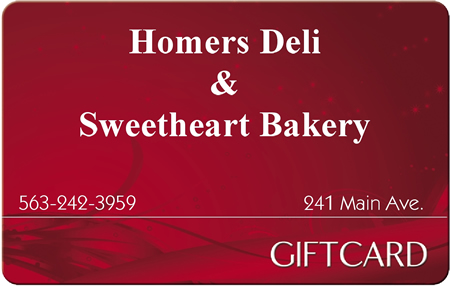 Sweetheart Bakery Gift Certificates